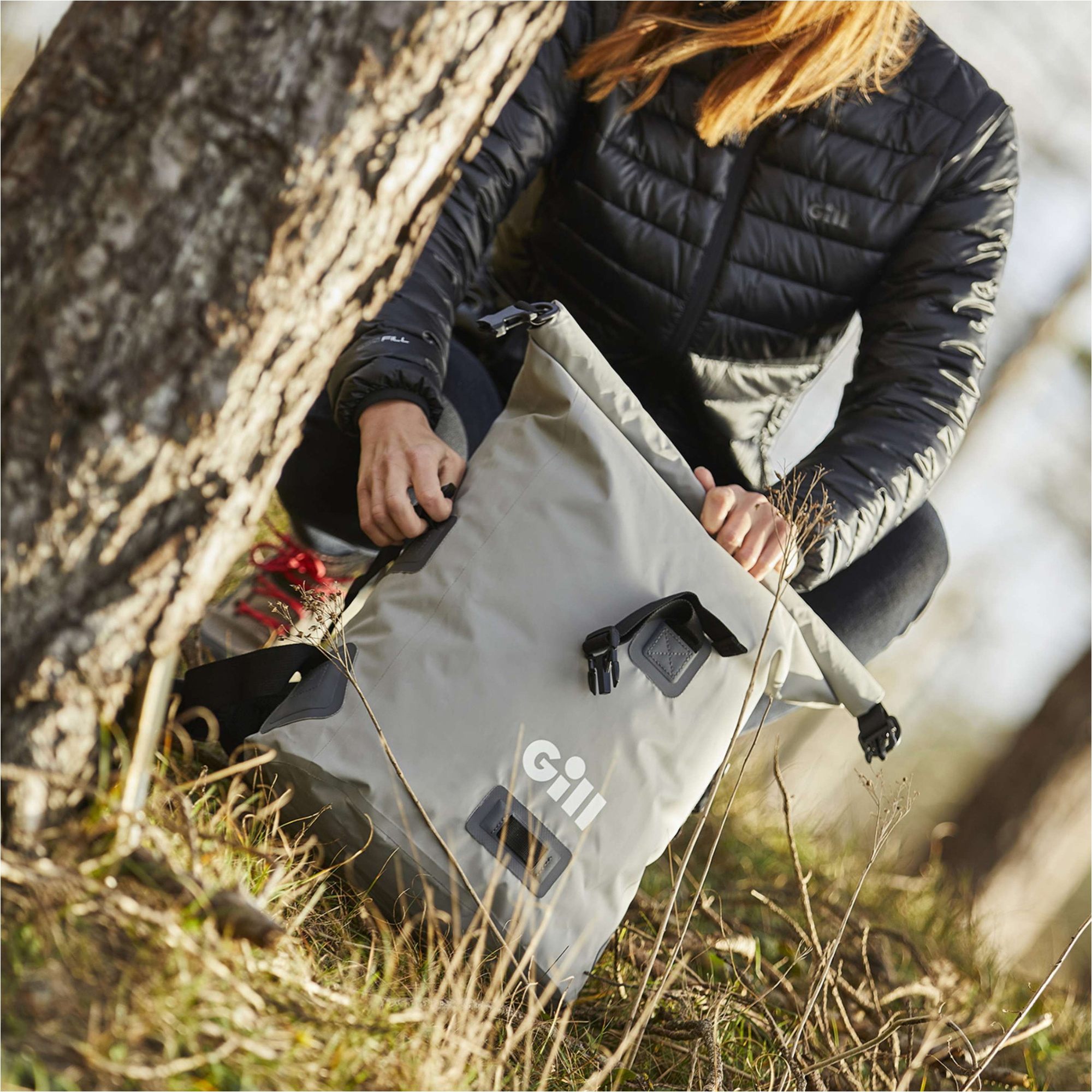 2026 Gill Voyager 25L Waterproof Rolltop Backpack L105 - Grey